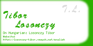 tibor losonczy business card